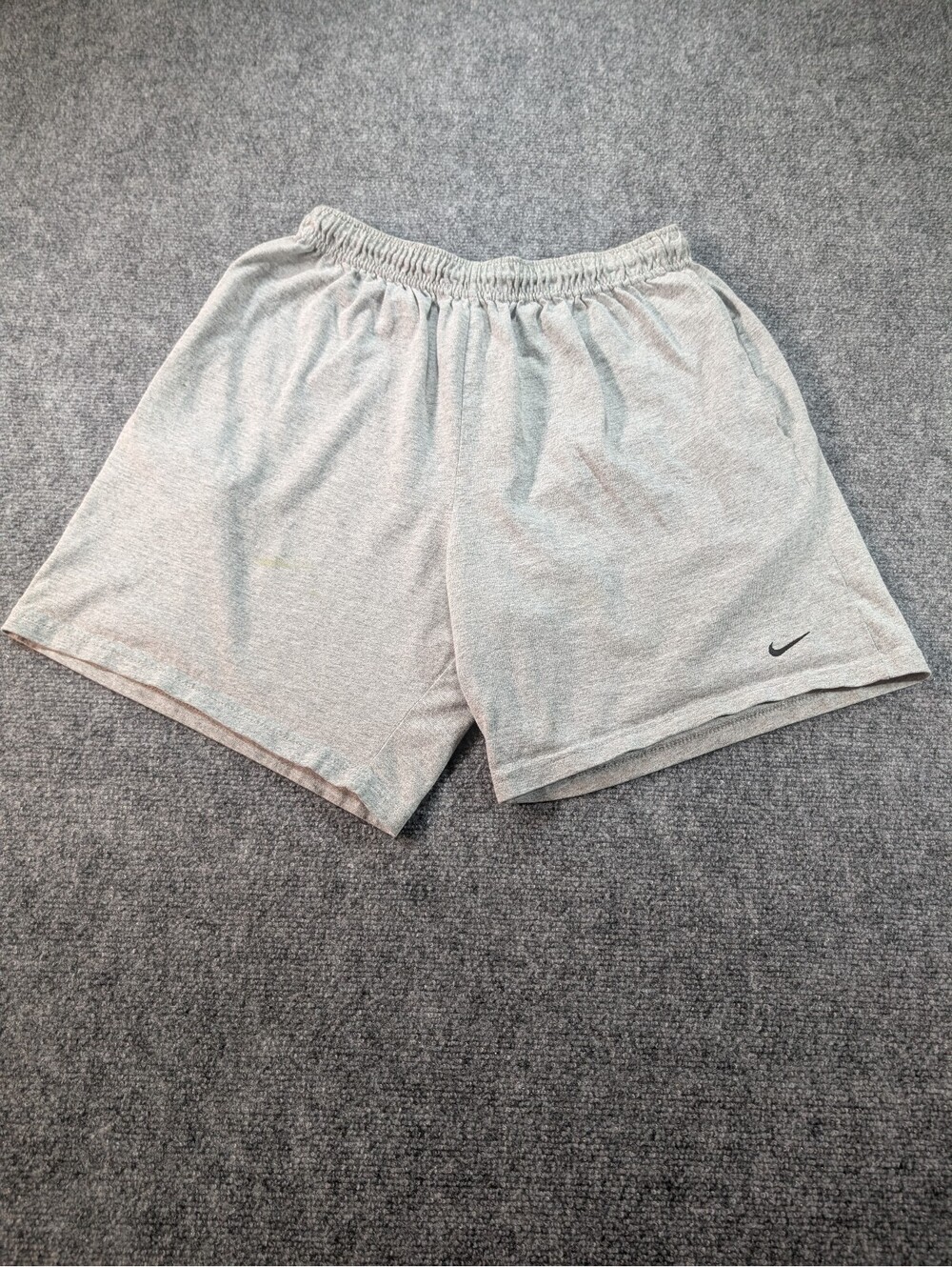 Nike Men's Size Medium Gray Athletic Shorts Vintage Y2K Jersey Knit